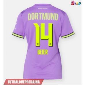 Lacne Ženy Futbalové dres Borussia Dortmund Maximilian Beier #14 2026-27 Krátky Rukáv - Tretina